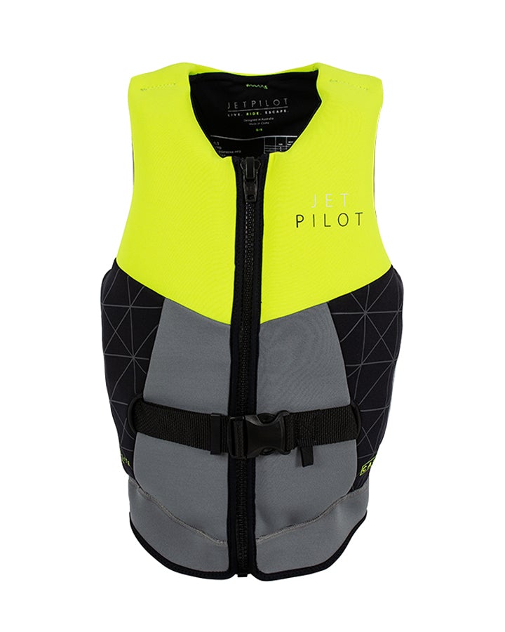 Jetpilot Cause FE Ladies Neo Vest PFD Grey Yellow L50