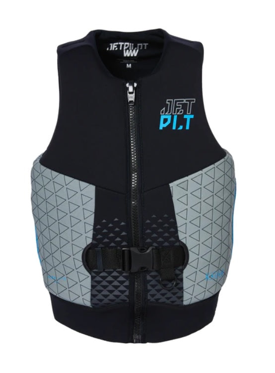 Jetpilot Cause Mens FE S Grip Neo Neoprene Life Jacket PFD Vest Black Grey