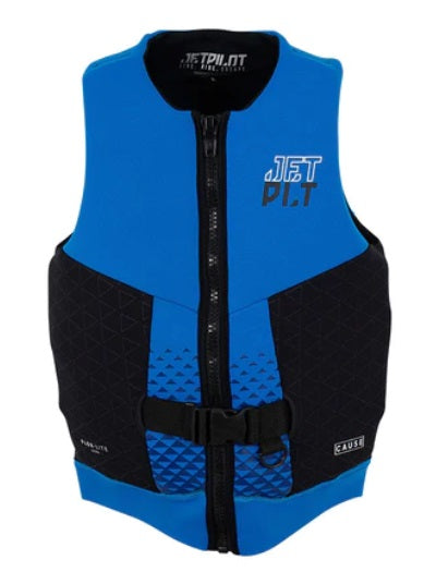 Jetpilot Cause Mens FE S Grip Neo Neoprene Life Jacket PFD Vest Blue