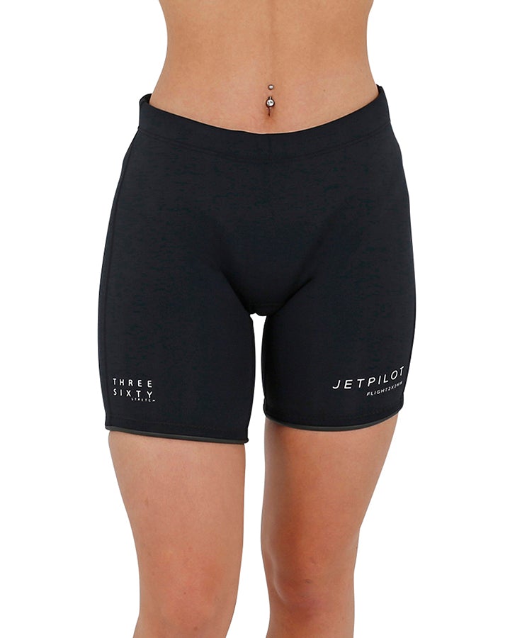 Jetpilot Flight Ladies Neoprene Shorts - 7 Inch