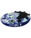 Jetpilot Gripper 3-Person Round Towable Biscuit Inflatable Watercraft - Blue