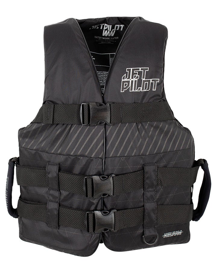 Jetpilot Helium FE Mens Nylon Vest PFD - Black Black