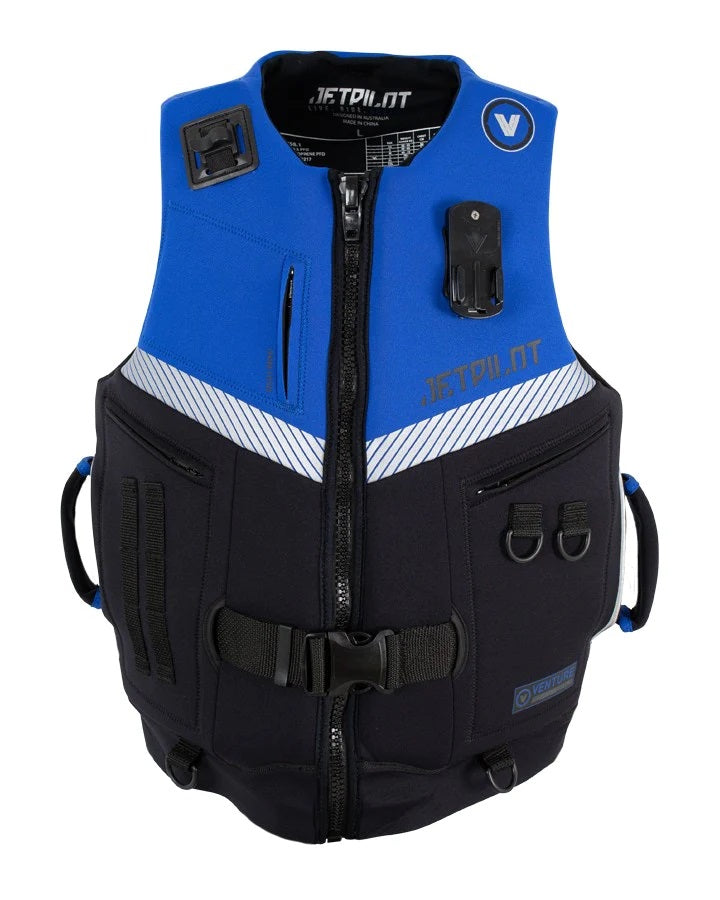 Jetpilot Venture Mens Neo Neoprene Life Jacket PFD Vest Black Blue