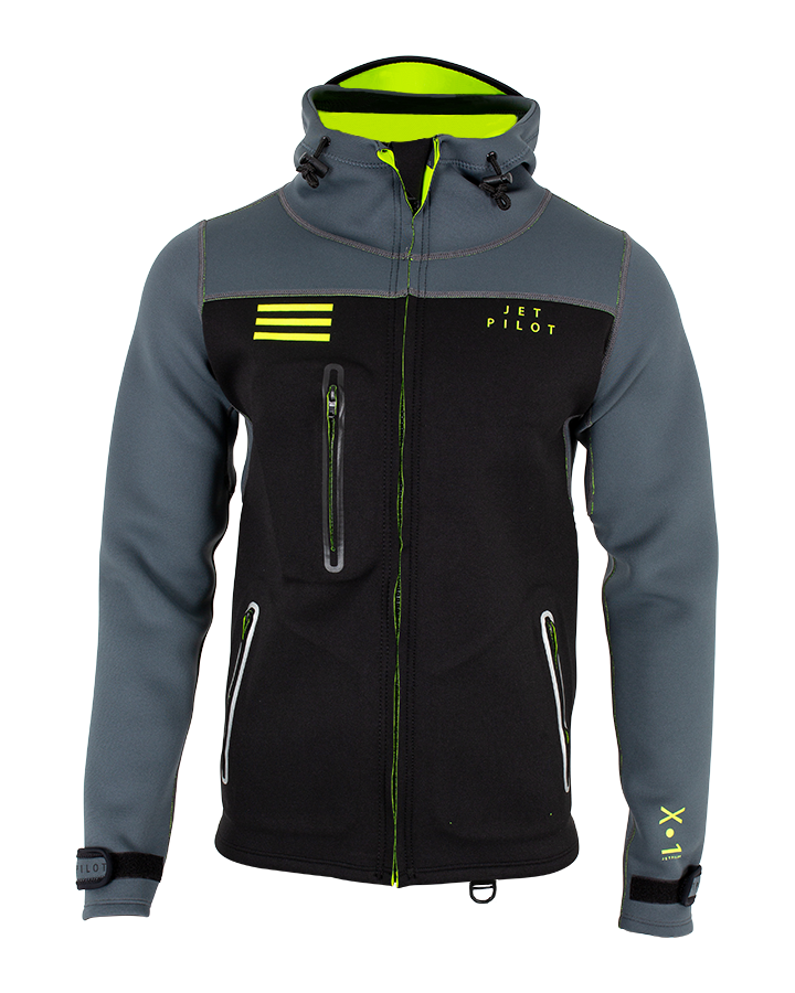 Jetpilot X1 Tour Coat - Black Charcoal