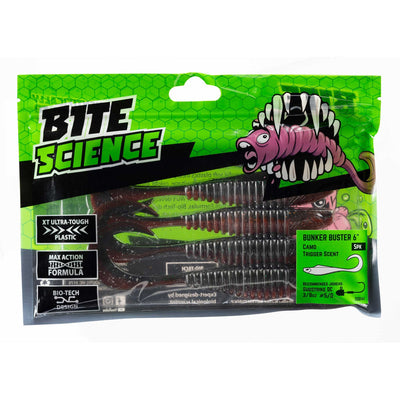 Bite Science Bunker Buster Soft Plastic Lure 6 Inch