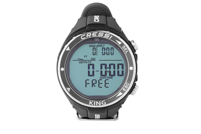 Cressi King Ultimate Dive Watch Computer Black KS842050