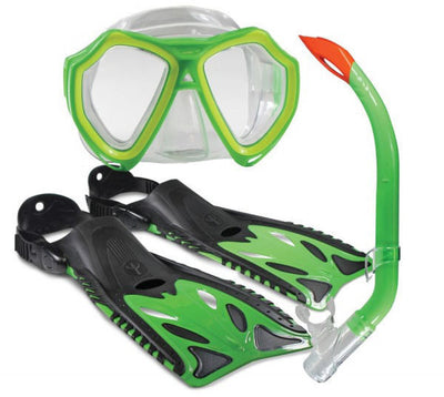 Land And Sea Complete Nipper Junior Child Mask Snorkel Fins MSF Set