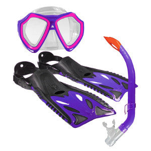 Land And Sea Complete Nipper Junior Child Mask Snorkel Fins MSF Set