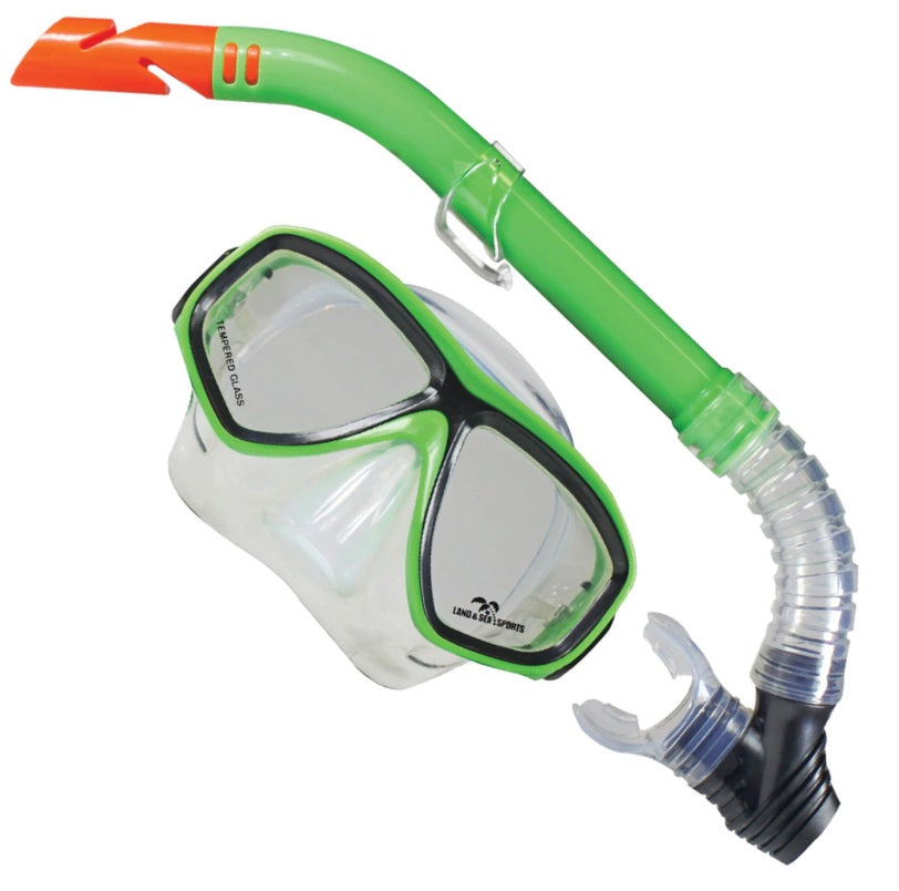 Land and Sea Clearwater Silicone Mask and Snorkel Set