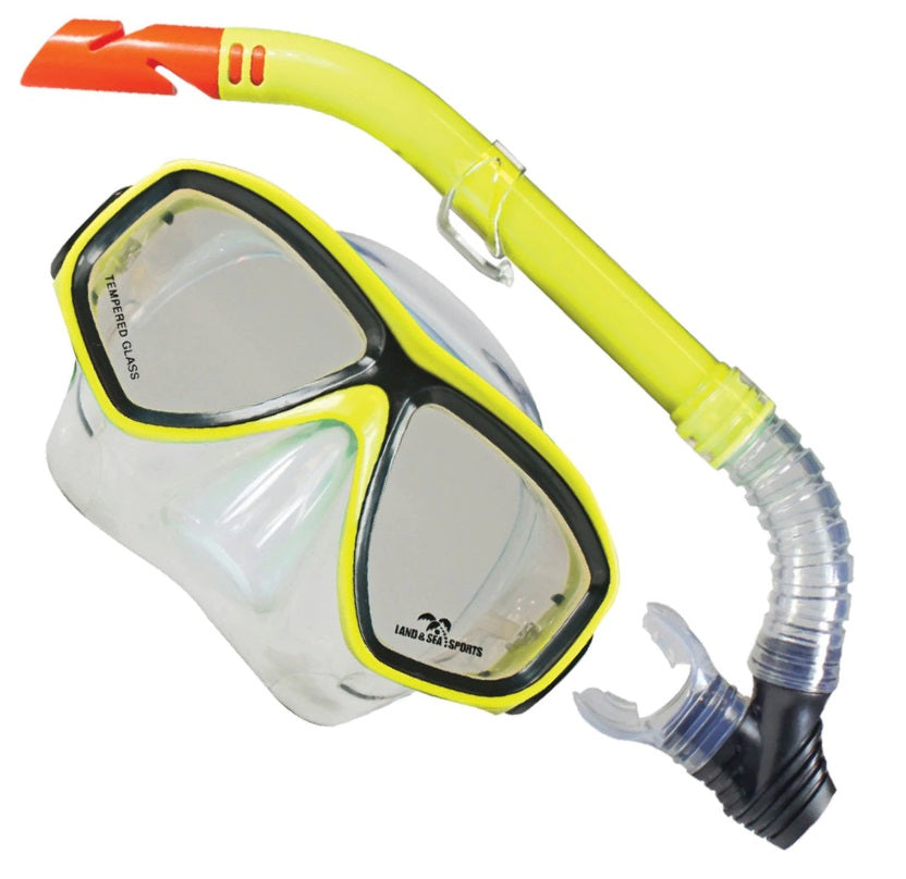 Land and Sea Clearwater Silicone Mask and Snorkel Set
