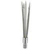 Land and Sea Aluminium 5-Barb Cluster Male Thread Spear Head