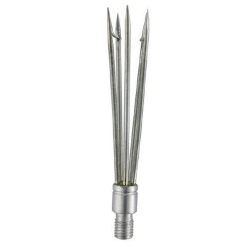 Land and Sea Aluminium 5-Barb Cluster Male Thread Spear Head