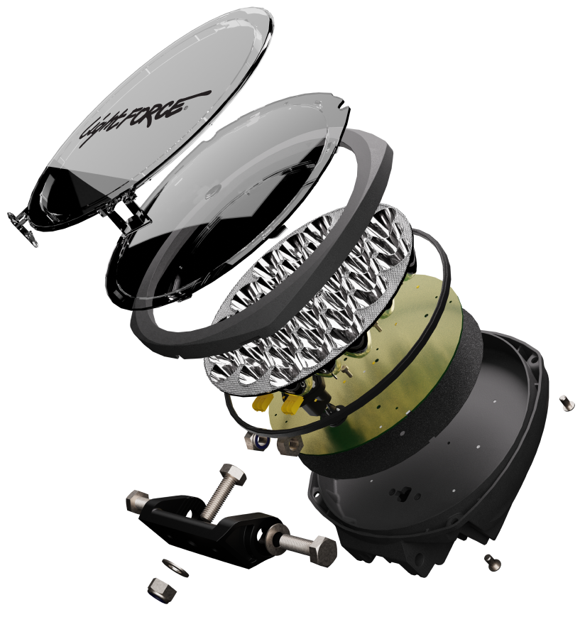 Lightforce GENESISLED210 Genesis LED Driving Light Professional Spotlight