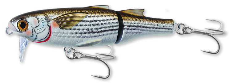 Live Target Mullet Wakebait Surface Walker Lure