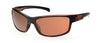 Mako Shadow Matte Black Brown Frame Polarised Sunglasses