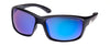 Mako Edge Matte Black Frame Glass Lens Polarised Sunglasses