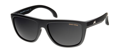 Mako Tidal Matte Black Frame Glass Lens Polarised Sunglasses