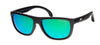 Mako Tidal Matte Translucent Blue Frame Glass Brown Mirror Blue Lens Polarised Sunglasses