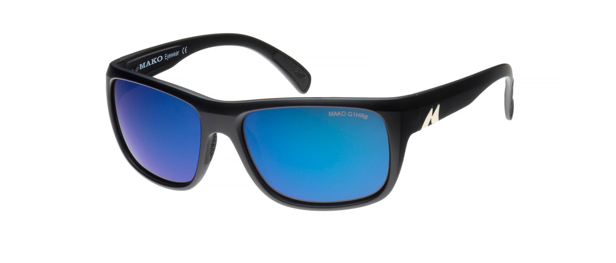 Mako Apex Matte Black Frame Polarised Sunglasses