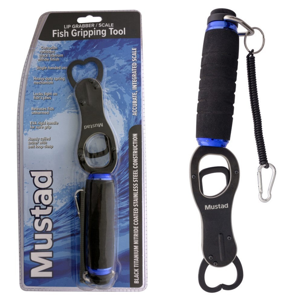 Mustad Black Fish Handling Lip Grip 12 Inch - MT312