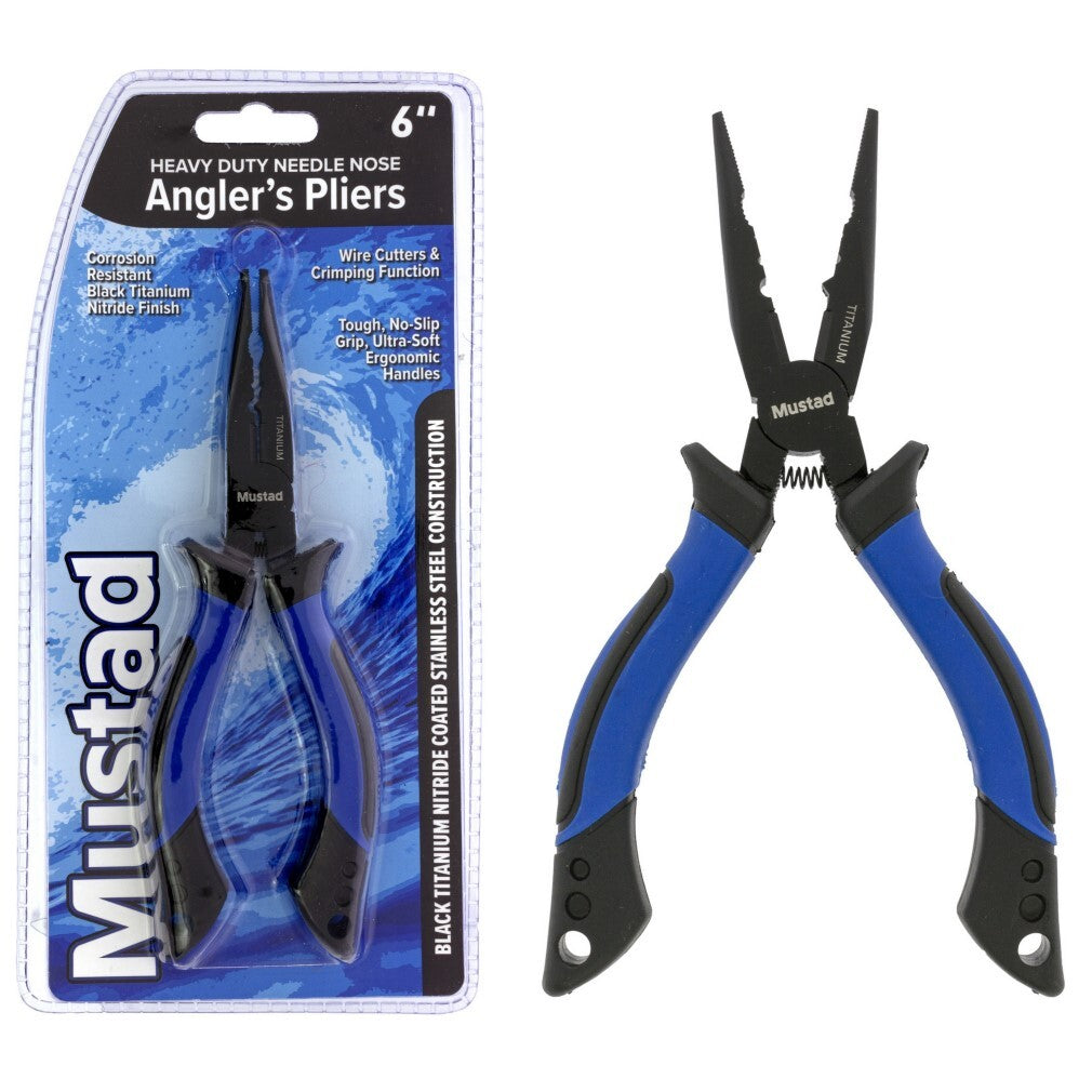 Mustad Straight Nose Pliers 6 Inch - MT318