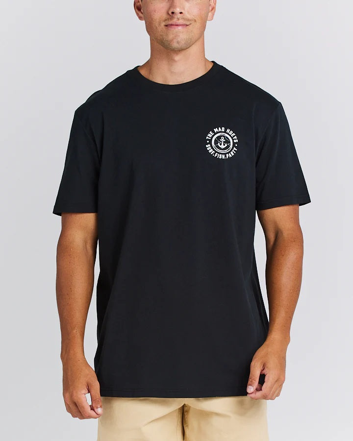 Mad Hueys Get Bent Short Sleeve Tee Black