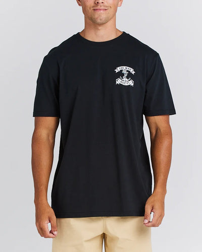 Mad Hueys Ship Anchor Short Sleeve Tee Black