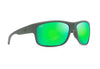 Maui Jim Southern Cross Khaki-Brown-Black Frame Maui Green Glass Lens Polarised Performance Sunglasses