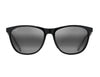 Maui Jim Sugar Cane Womens Gloss Black Frame Neutral Grey Glass Lens Polarised Performance Sunglasses