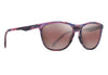 Maui Jim Sugar Cane Womens Lilac Sunset Frame Maui Rose Glass Lens Polarised Performance Sunglasses