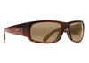 Maui Jim World Cup Chocolate Stripe Frame HCL Bronze Glass Lens Polarised Performance Sunglasses