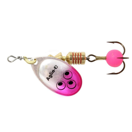 Mepps Lures Aglia-e Brite Pink Size 3 - 7.0g