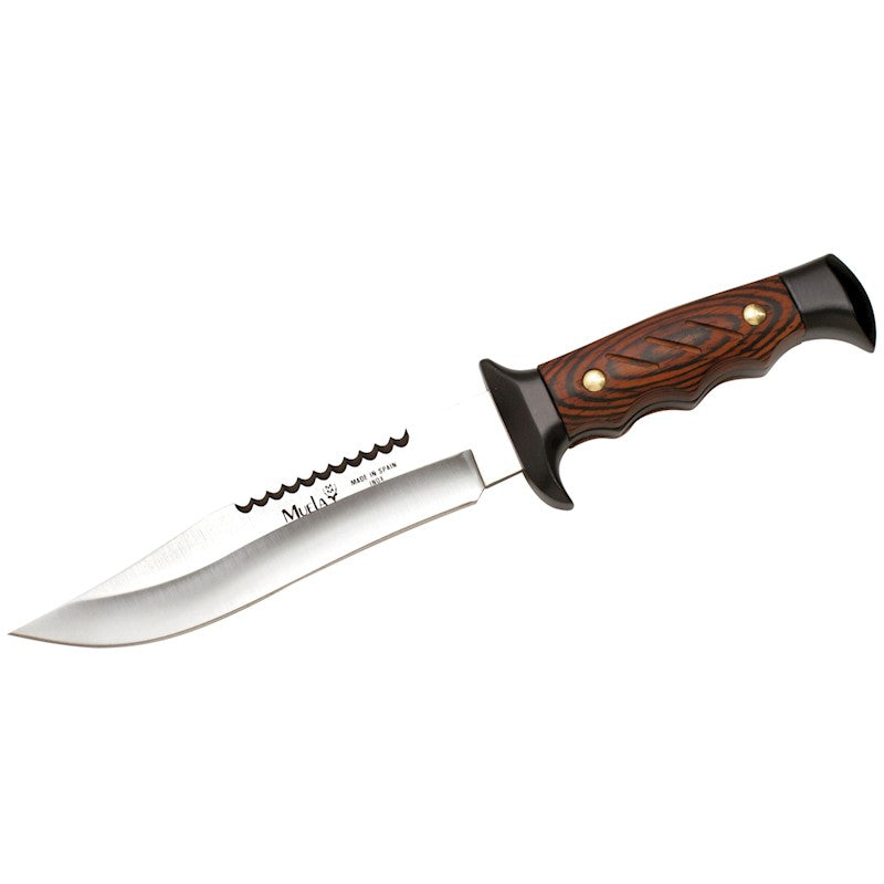 Muela Military Coral Wood Handle Knife - YM5161M