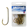 Mustad 79640 French Viking Bronze Fishing Hook Bulk Value Pack