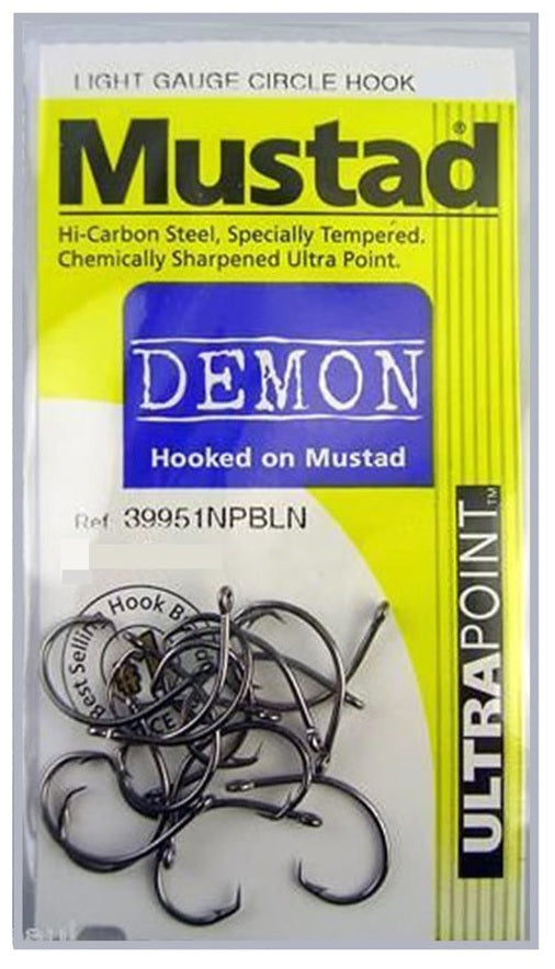 Mustad Demon 39951NPBLN Circle Hook