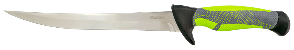 Mustad Green 9 Inch Boning Knife - Mirror Polish