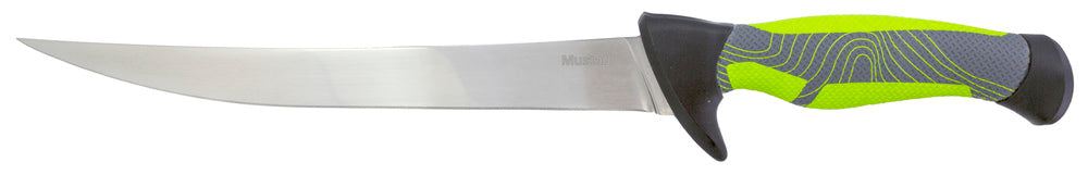 Mustad Green 9 Inch Fillet Knife - Mirror Polish