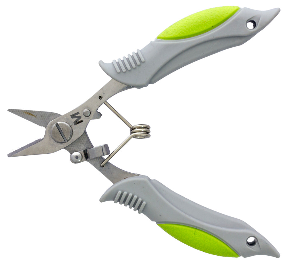 Mustad Green Braid Scissor - Pearl Nickel