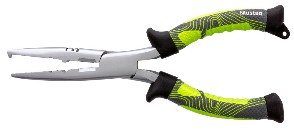 Mustad Green Small Split Ring Plier - Pearl Nickel