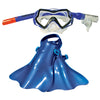 Land and Sea Complete Mask Snorkel Fin Set Palm Beach Kids