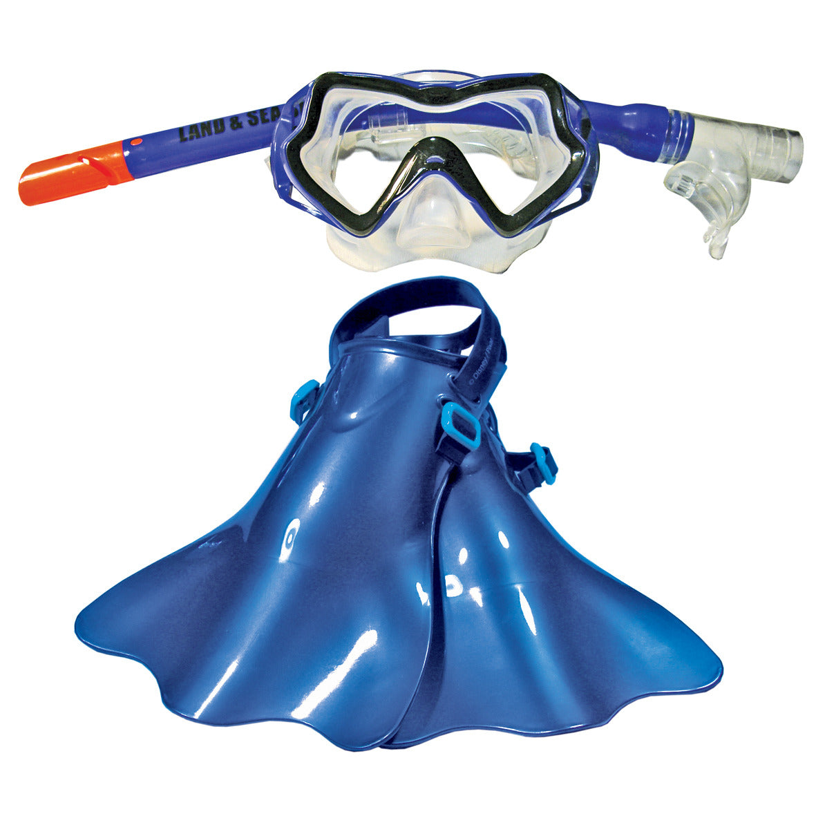 Land and Sea Complete Mask Snorkel Fin Set Palm Beach Kids