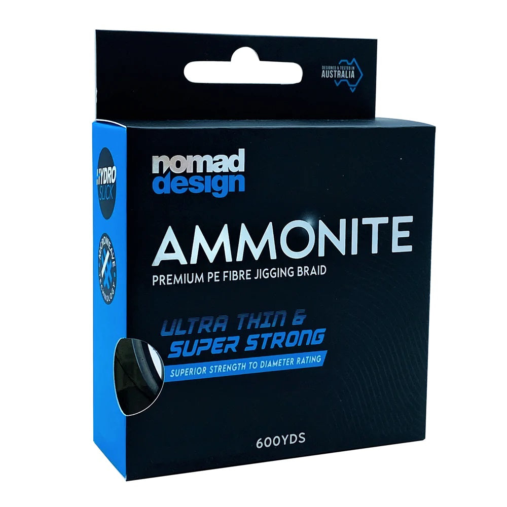 Nomad Ammonite Multi Colour Braided Fishing Line 600yd
