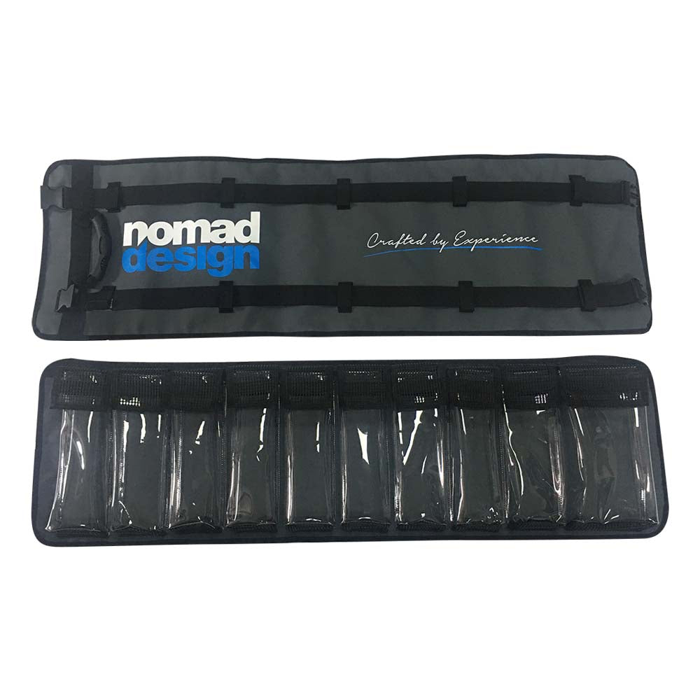 Nomad Design Heavy Duty Lure Popper Jig Roll Wrap Storage System