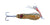 Nories Metal Wasaby Hammered Bass Spoon Lure With Assist Hooks