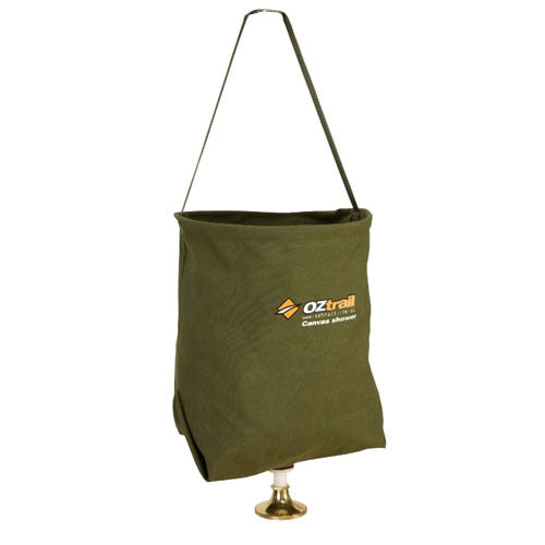 OZtrail 20L Canvas Shower Bucket Bag