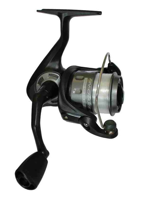 Okuma Fin Chaser Black FN Spin Reel with Line