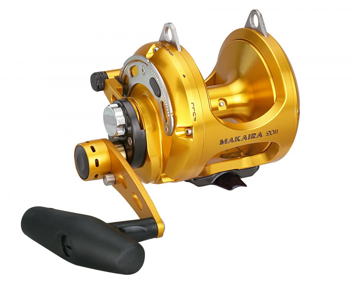 Okuma Makaira Gold Lever Drag Overhead Game Reel