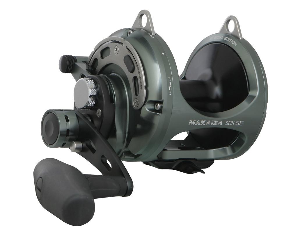 Okuma Makaira SEa Gunsmoke Overhead Reel - Davo's Tackle Online