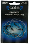 Optia OP118A Pre Tied Snelled Hook Snapper Rig