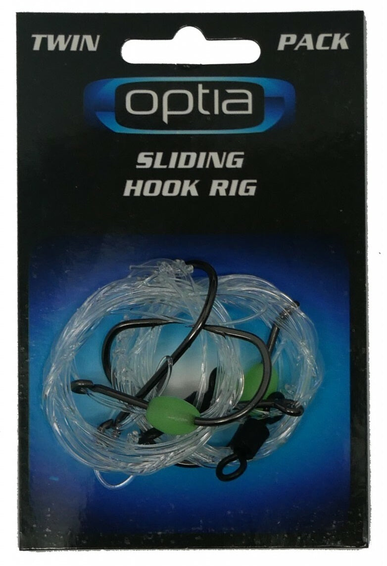 Optia OP118C Pre Tied Sliding Hook Snapper Rig - 2 Pack